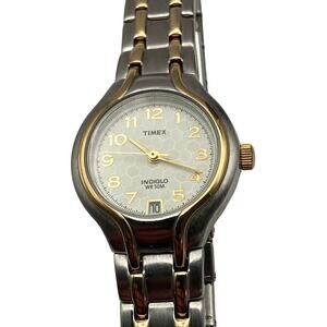 Timex Indiglo T27191 Womens Watch 24mm - Fresh Battery - Wrist 7.25' WR 50m Date